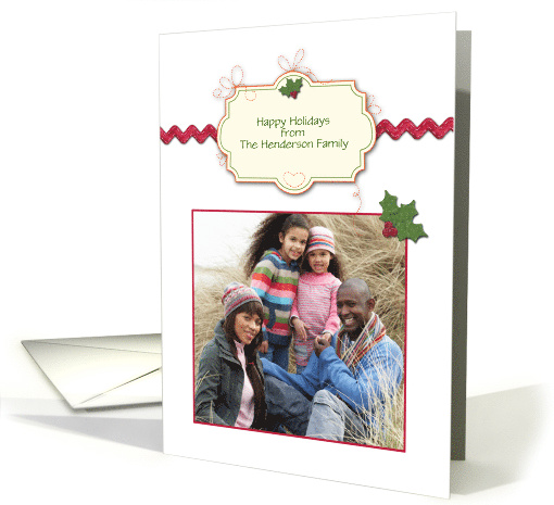 Holiday Tag, Holiday Photo card (1142638)
