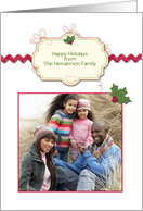 Holiday Tag, Holiday Photo Card