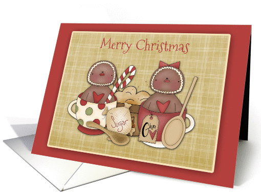 Holiday Gingerbread Cookies, Merry Christmas card (1149926)