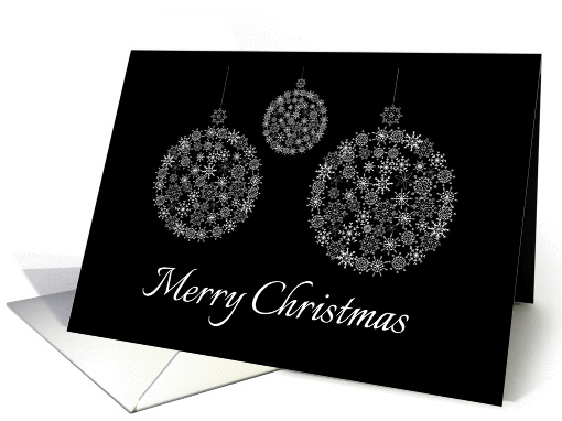 Snowflake Ornaments, Merry Christmas card (1171580)