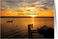 Sunrise on the Lake, Retirement Congratulations card