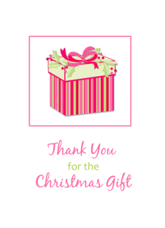 Pink, Green Gift Box...