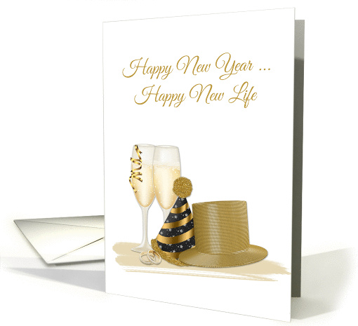 New Year's Eve Wedding Congratulations card (1185152)