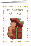 First Christmas, Gingerbread Baby card