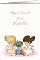 Cute Girls Tea Party, Bridal Tea Invitation card