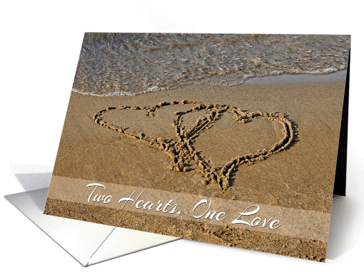 Hearts in the Sand, Valentine's Day card (1191070)