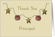 Apples, Stars, Thank You, Principal card