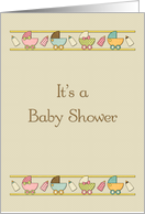 Baby Carriage Border...