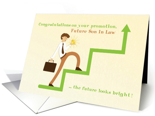 Congratulations on Promotion, Future Son In Law card (1209950)
