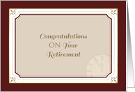 General Retirement Congratulations card