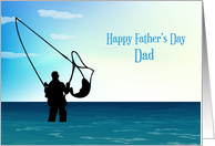 Fishing, Happy Father’s Day Dad card