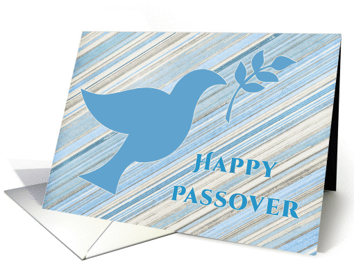 Dove with Branch, Happy Passover card (1252006)
