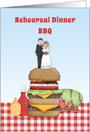 Rehearsal Dinner BBQ Invitation card