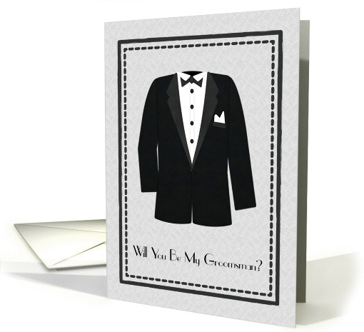 Tuxedo, Groomsman Invitation card (1285500)