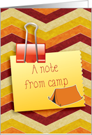 Camp Note, Bright...