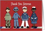 Military Branches, Thank You, Veteran’s Day card