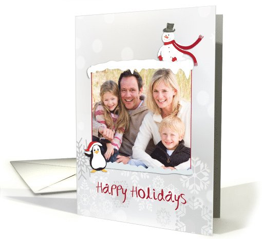 Whimsical Winter, Holiday Photo card (1334012)