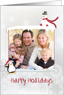 Whimsical Winter, Holiday Photo Card