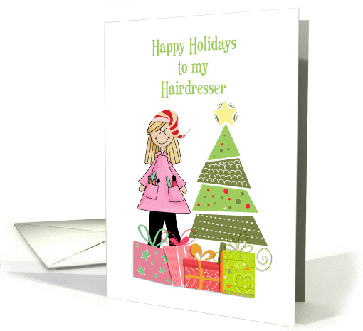 Happy Holidays, Hairdresser card (1337580)