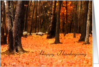 Painted Forest, Thanksgiving card