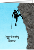 Mountain Climber, 30th Birthday, Nephew card