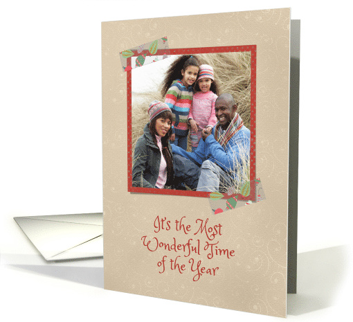 Festive Ornaments, Christmas Photo card (1342830)