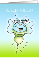 Firefly, You Light Up My Life, Thinking of You card