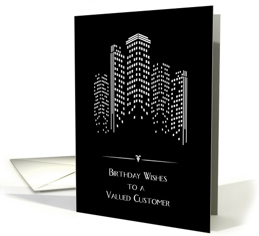 City Lights, Birthday for Customer card (1352002)