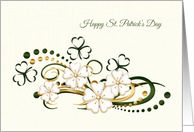 Elegant Shamrocks, St. Patrick’s Day card