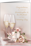 Granddaughter and Husband Wedding Congratulations card