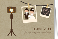 Thank You, Wedding Photographer card