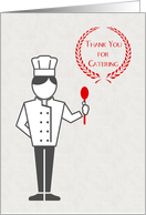 Caterer, Chef, Thank You card