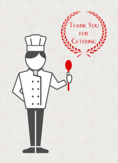 Caterer, Chef, Thank You