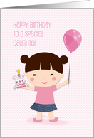 Birthday, Asian Girl, Daughter card