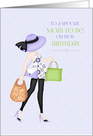 Birthday for Mom-to-Be card