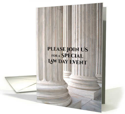 Marble Columns, Law Day Invitation card (1358142)
