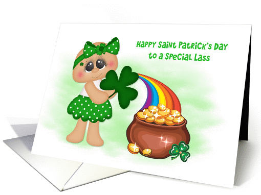 Little Girl, Pot of Gold, Rainbow, Saint Patrick's Day,... (1360500)