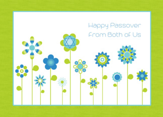 Flower Garden, Happy Passover, From Both of Us