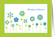 Flower Garden, Blessings at Passover card