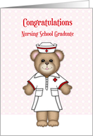 Nursing School Graduate, Congratulations card
