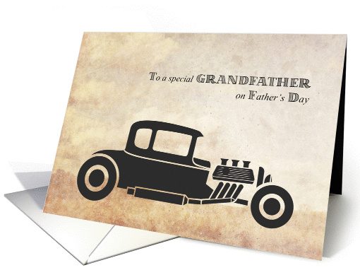 Father's Day, Grandfather, Vintage Car card (1367140)