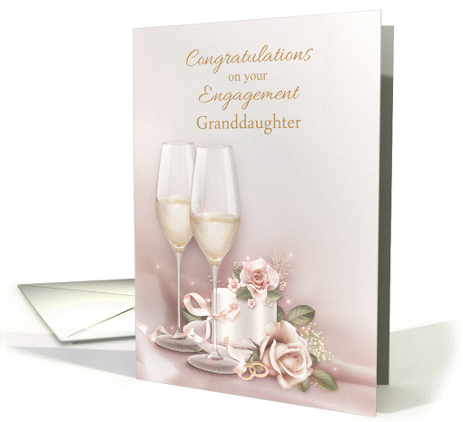 Engagement Congratulations to Granddaughter card (1369190)