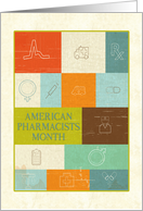 American Pharmacists Month, Medical Icons card