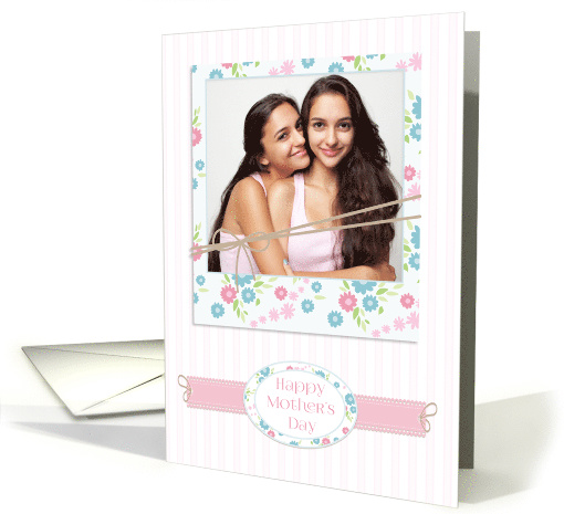 Floral Scrapbook Frame, Pink, Mother's Day Photo card (1370144)