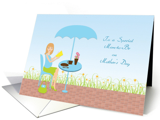 Mother's Day for Mom-to-Be, Blue card (1370948)