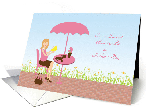 Mother's Day for Mom-to-Be, Pink card (1371004)