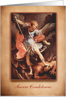 Archangel Michael, Sympathy card