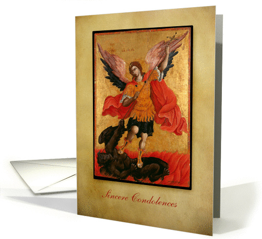 Archangel Michael, Sympathy card (1372850)
