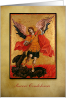 Archangel Michael, Sympathy card