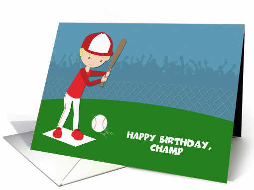 Baseball Theme, Birthday for Boy card (1374004)